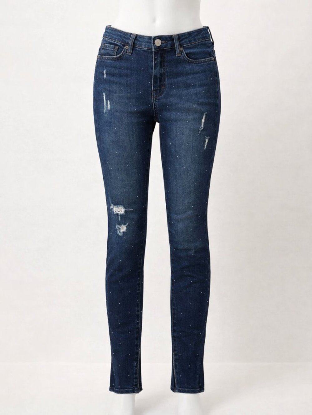Armani Exchange Slit Ankle Crop Capri Jeans Size 25 EUC